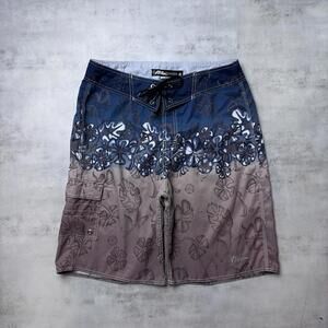 Y2K No Fear Surfwear Grunge Baggy Board Shorts